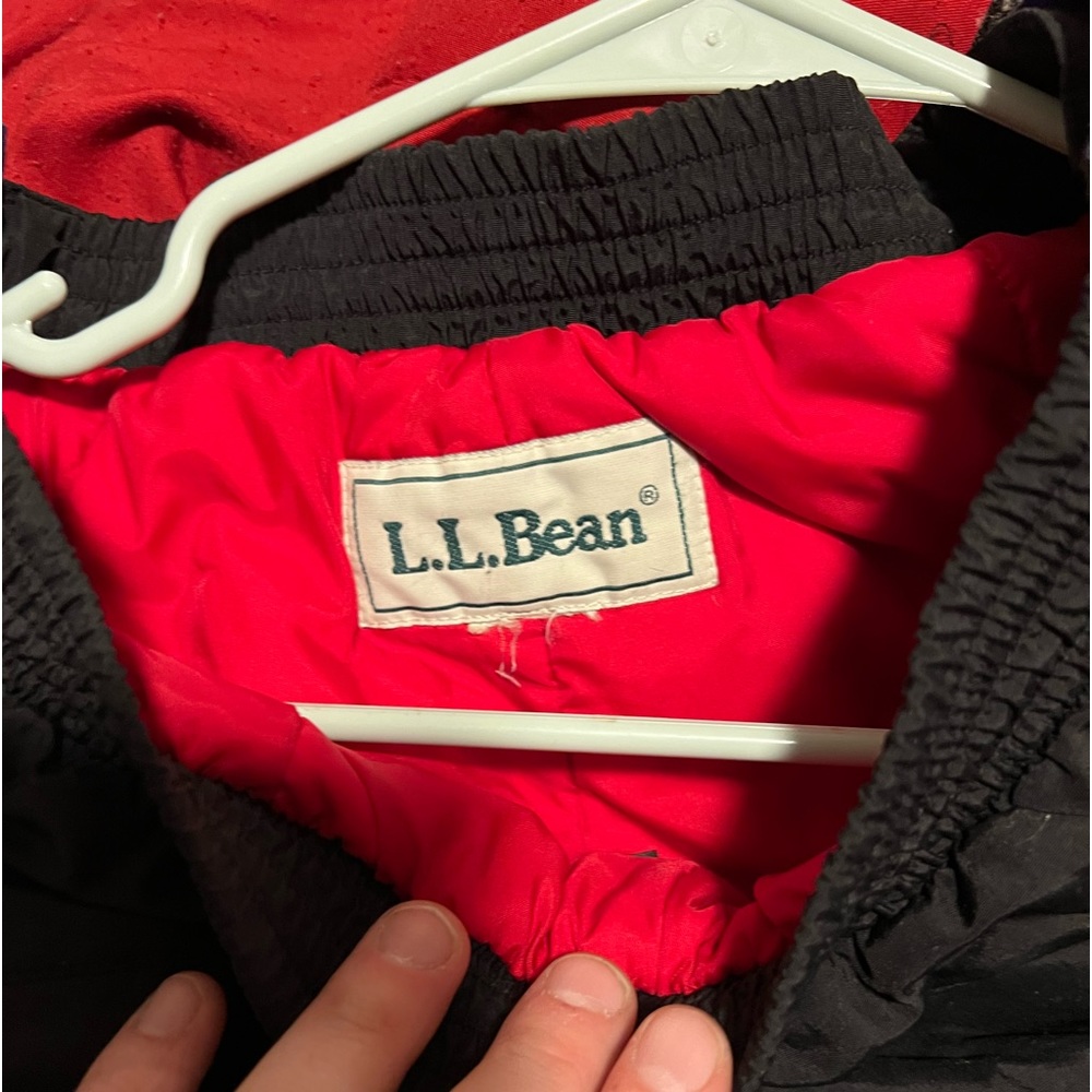 L.L. Bean Black Snowpants